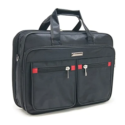Afbeelding van Waytex 71010 aktetas en computertas, 15,6 inch, waterdicht, meerdere vakken, zwart