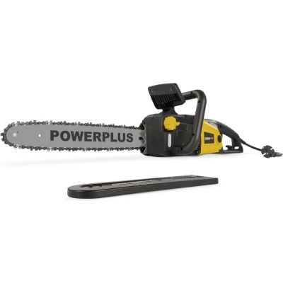 Afbeelding van Powerplus POWXG1009 Elektrische kettingzaag 2400W Zwaardlengte 400mm Automatische kettingsmering Incl. 1x ketting en zwaard