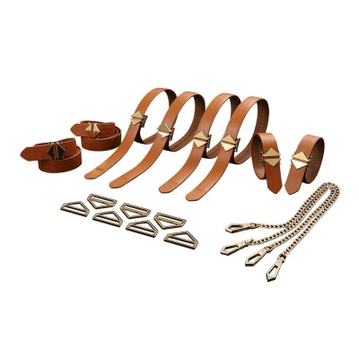 Afbeelding van LOCKINK 8 Bondage Riemen Restrain Set Bruin