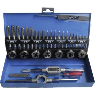 Afbeelding van KUNZER 7GSS32 Draadsnijderset M3, M4, M5, M6 32 Metalen cassette