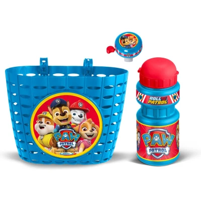 Afbeelding van Accessoireset The Paw Patrol Kinderfiets Blauw Rood 3 Onderdelen