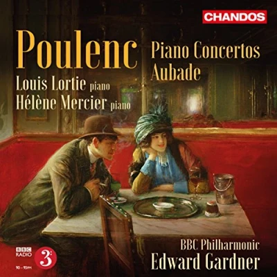 Afbeelding van Louis Lortie, BBC Philharmonic Orchestra Poulenc: Concertos for Piano, Etc. (CD)