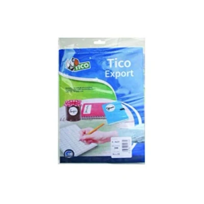 Afbeelding van Tico E 10048 etiket Wit Rechthoek Permanent 30 stuk(s)