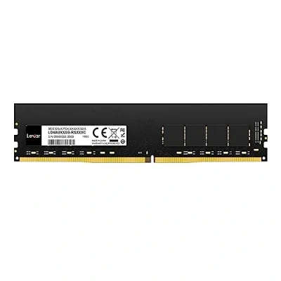 Afbeelding van Lexar UDIMM 8GB DDR4 RAM, 3200 MHz DRAM 288 pins U DIMM PC RAM geheugen, high performance module (LD4AU008G B3200ASST)