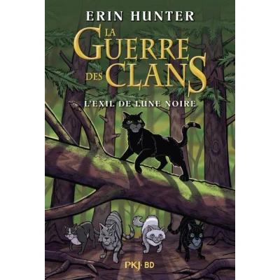 Image de La guerre des clans illustrée L&#039;exil de Lune Noire
