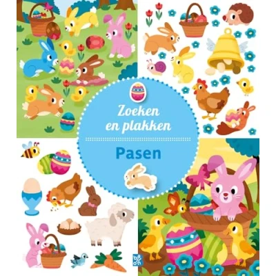 Afbeelding van Uitgeverij ballon zoek en stickerboek pasen