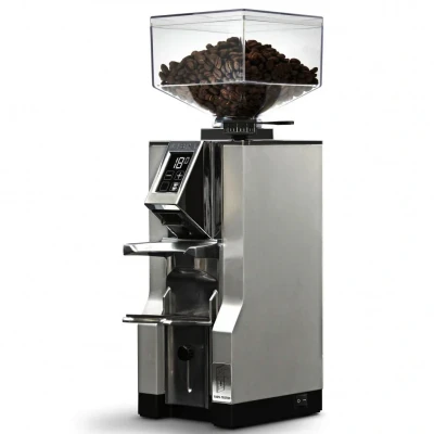 Afbeelding van Eureka Mignon Libra Chroom Espresso koffiemolen grind by weight