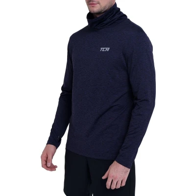 Afbeelding van Warm up Top met Trechterhals voor Heren Night Sky (Blauw)