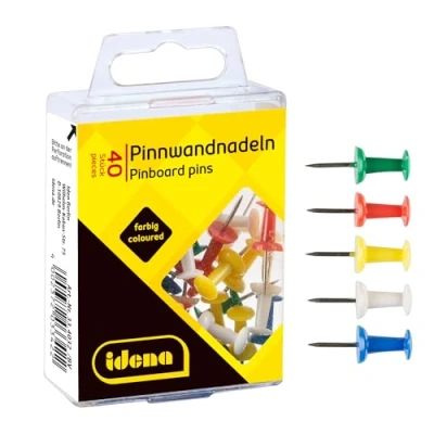 Afbeelding van Idena 334027 30 stuks verzinkte punaises