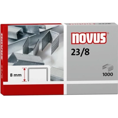 Afbeelding van nietjes Novus 23/8 doos à 1000 stuks