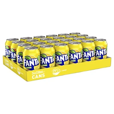 Afbeelding van Fanta Citroen, 24 blikjes van 330 ml