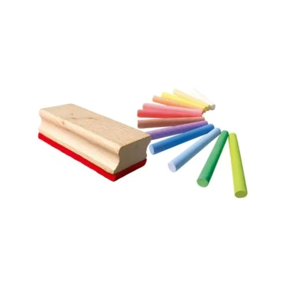 Afbeelding van Ses 00208 Kleurkrijtjes + Wisser