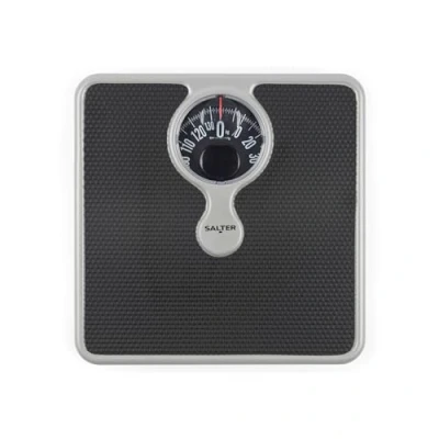 Afbeelding van Salter 484 SBFEU16 Mechanische personenweegschaal met vergrootglas, max. capaciteit 133 kg, elegant en compact monochroom design, gemakkelijk af te lezen wijzerplaat, zonder batterij, gewicht in