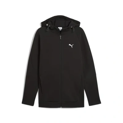 Afbeelding van EVOSTRIPE hoodie met rits voor Heren, Zwart, Maat L PUMA