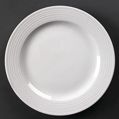 Afbeelding van Olympia Linear borden met brede rand 31cm (6 stuks)