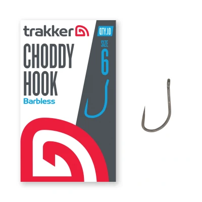 Afbeelding van Trakker Choddy Hooks Barbless Haakmaat 6 (10 Stuks) Karperhaken