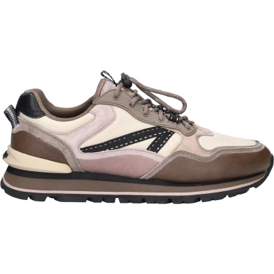 Afbeelding van The Hoff Brand City Off Road Sneakers Leer Heren Grijs Maat 43