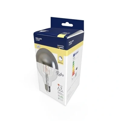 Afbeelding van Müller Licht 401079 LED lamp Energielabel F (A G) E27 Globe 8.5 W = 63 Warmwit 1 stuk(s)