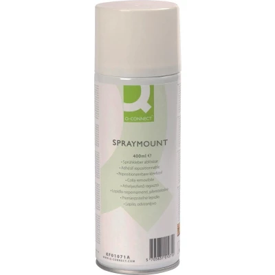 Afbeelding van Q CONNECT Quick Mount spray, niet permanent, spuitbus van 400 ml