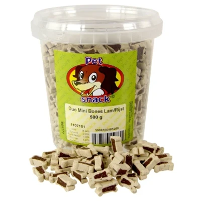 Afbeelding van Petsnack Botjes Mini Duo Lam/Rijst 500 GR (43799)