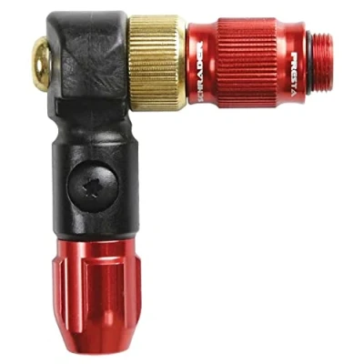 Afbeelding van Lezyne ABS 1 Pro HP Chuck Pompkop Geschikt voor alle HB pompen Dunlop, schrader &amp; presta ventielen Rood