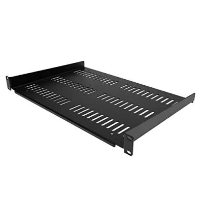 Image de StarTech.com Étagère rack 19 pouces 1U Plateau Rackable Universel Ventilé Cantilever Baie de Brassage 19&quot; Rangement Max 25kg Profondeur 305cm (12&quot;) noir (SHELF 12 FIXED V) pour