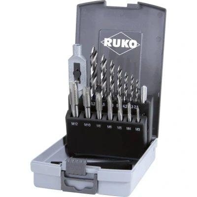Afbeelding van RUKO 259004RO Handtapset 15 delig M3 M12 DIN 352, 338 HSS 1 set(s)