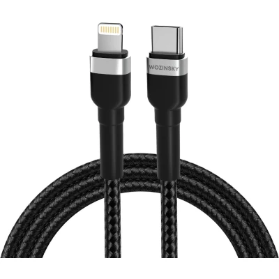 Afbeelding van Wozinsky WNBCL2 Lightning/USB C PD 30W kabel 2 m zwart