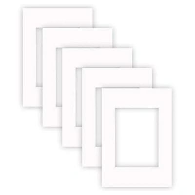 Afbeelding van nielsen Opbergmap karton 2,2 mm 5 delige set buitenformaat 21 x 29,7 cm (DIN A4) voor beeldformaat 13 18 zuiver wit (lichtwit) glad oppervlak