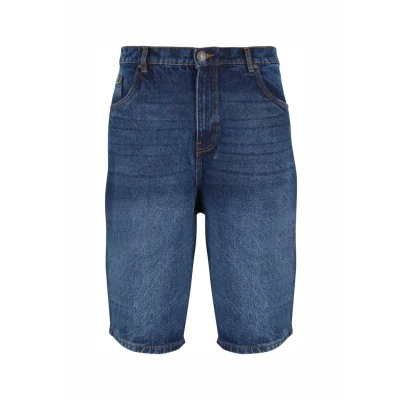 Afbeelding van Urban Classics Heavy Jeansshort, Heren, Maat: W30, New dark blue washed