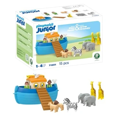 Image de Playmobil Junior 71681 Arche de Noé transportable