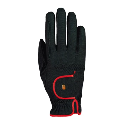 Image de Roeckl Gants Lona Roeck Grip Lining Noir/Rouge 8