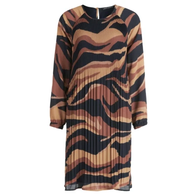 Afbeelding van Betty Barclay Kurzarm Jurk, Dames, Maat: 40, Blau camel