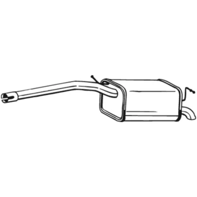 Image de Silencieux arrière bosal 233 059