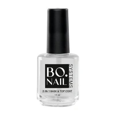 Afbeelding van BO.NAIL SYSTEMS BO 2 in 1 Base &amp; Top Coat 15ml