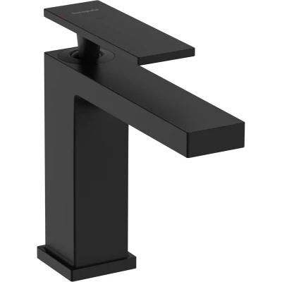 Afbeelding van hansgrohe Tecturis E ééngreeps wastafelkraan 110 CoolStart zonder waste mat zwart