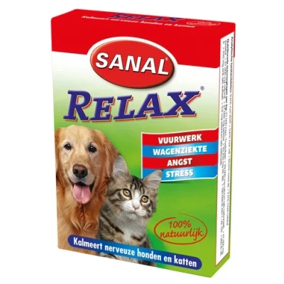 Afbeelding van Sanal Dog/Cat Relax Kalmeringstablet 15 TABLETTEN