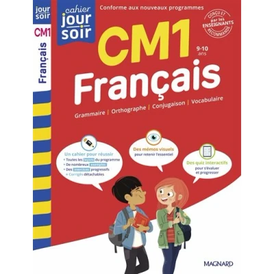 Image de Français CM1 Cahier Jour Soir