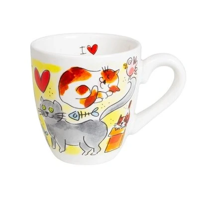 Afbeelding van Blond Amsterdam Kopje Cat Lover 0,2L 8X8X8,5CM
