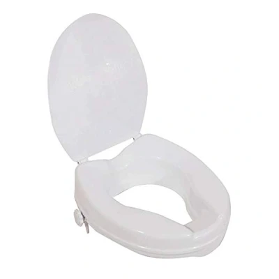 Afbeelding van Aidapt toiletverhoger 5 cm hoog met deksel