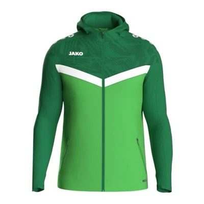 Afbeelding van Jako Iconic Jas Met Kap Kinderen Zachtgroen / Sportgroen Maat: 140