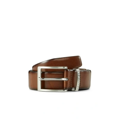 Afbeelding van TOM Tailor Ttbill Riem, Heren, Maat: 90, Light brown uni
