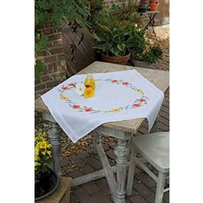 Afbeelding van Tafelkleed kit Bloemen en lavendel