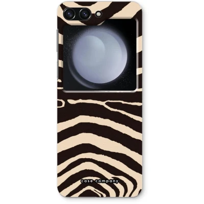 Afbeelding van Case Company® hoesje geschikt voor Samsung Galaxy Z Flip5 Arizona Zebra Soft Cover Telefoonhoesje Bescherming aan alle Kanten en Schermrand