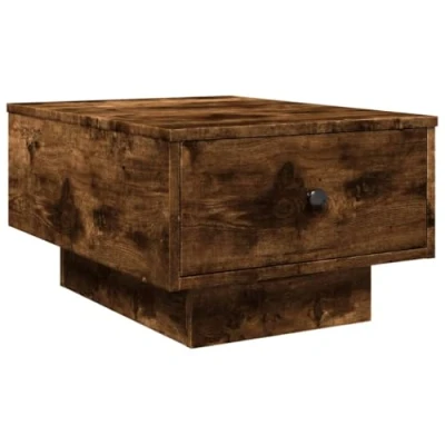 Image de vidaXL Table basse chêne fumé 60x45x31 cm bois d&#039;ingénierie848084