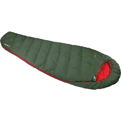 Afbeelding van High Peak Pak 1000 Eco Mummy Slaapzak Green Red Groen Slaapzakken