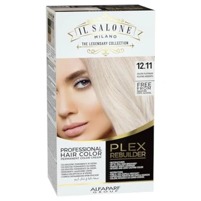 Afbeelding van Alfaparf Milano Il Salone Plex Rebuilder Color Kit 12.11 Platino Argento Colorazione Permanent in