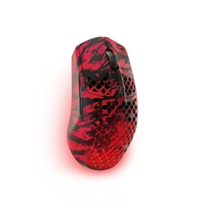 Afbeelding van SteelSeries Aerox 3 Wireless FaZe Clan Edition Geperforeerde RGB gamingmuis 18K DPI Optische TrueMove Air sensor Ultralicht waterdicht ontwerp