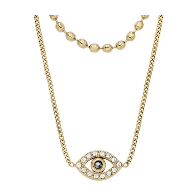 Afbeelding van Fossil Damesketting 40 + 5 cm Staal