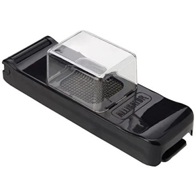 Afbeelding van Alligator Mini Chopper Met Opvangbak Uiensnijder Slicer Dicer 3x3 mm Zwart
